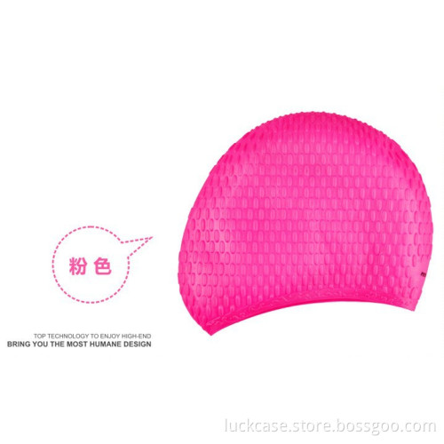 Hotsales Newest Fashion comfortable delicate wholesale adult silicone swimming cap
